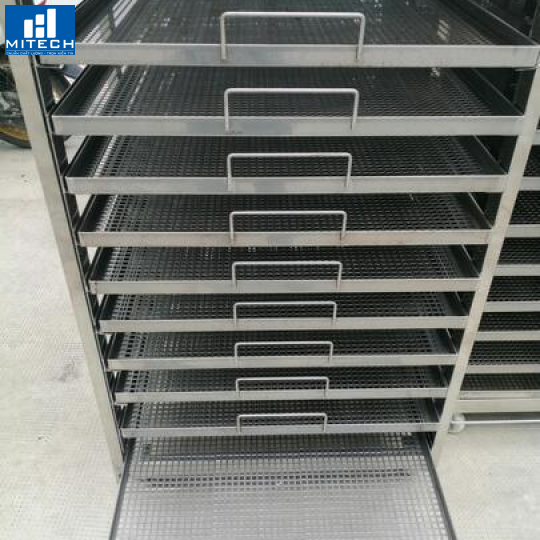 Xe Khay Sấy Thực Phẩm/ Dược Liệu 12 Tầng 1 Xe Khay Sấy Thực Phẩm/ Dược Liệu 12 Tầng